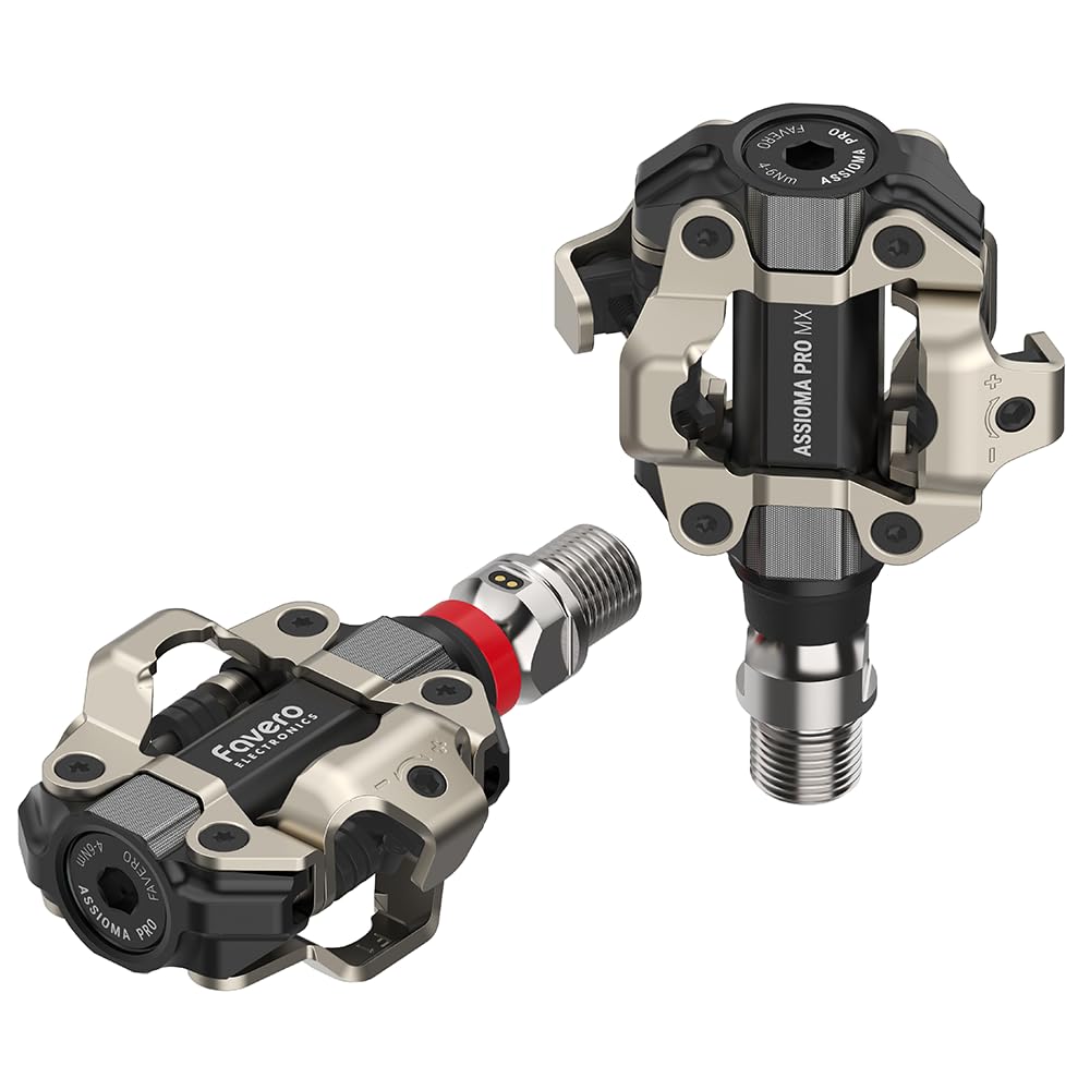 Favero Assioma PRO MX-1 Powermeter-Pedal β einseitige Messung, MTB, Bluetooth & ANT+, fΓΌr Fahrradcomputer & GPS